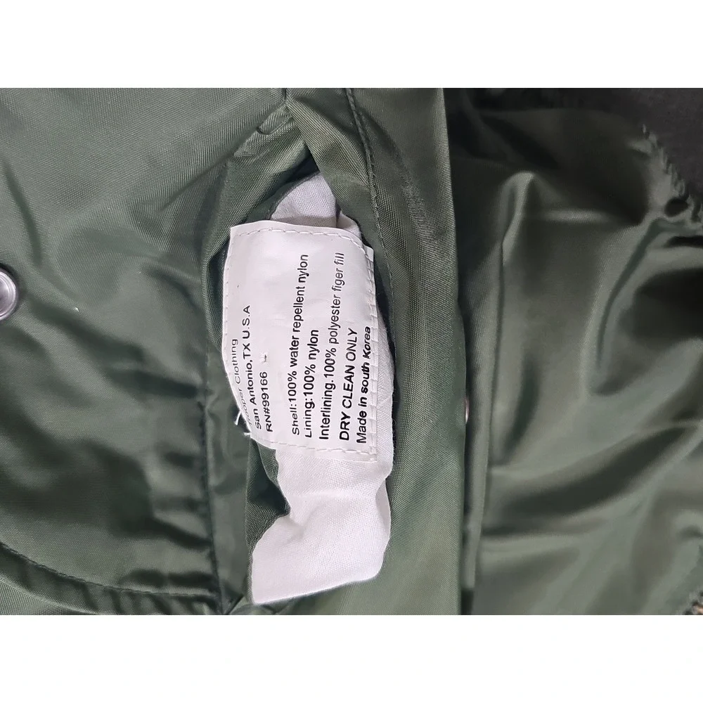 TROOPER Flight/Bomber Jacket With Civil Air Patrol Patch Size M Olive green/Sage